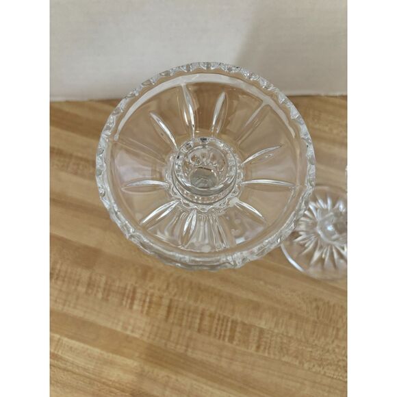 2 Nachtmann Bleikristal Candliere 6" Candle Stick Holders King Edward Pattern - Picture 12 of 15